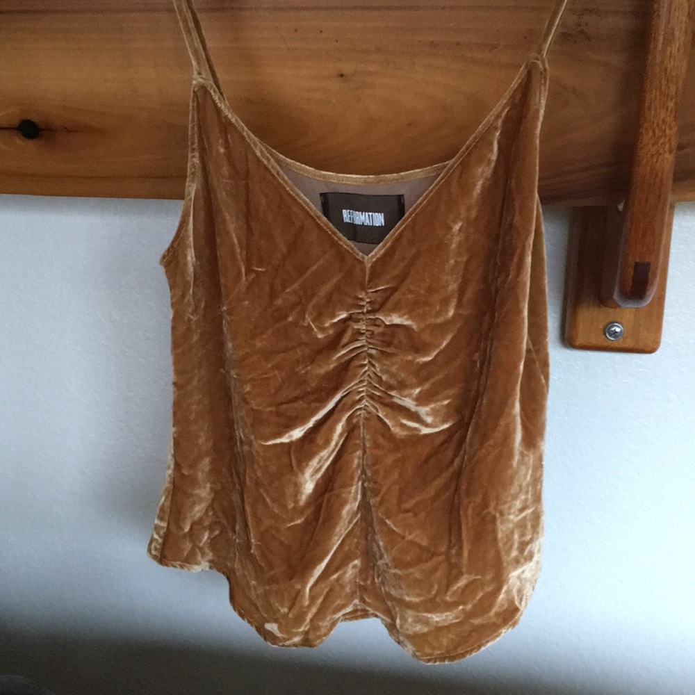 Velvet reformation top